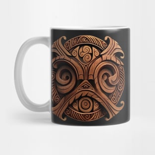 Maori Wood Carving Mug